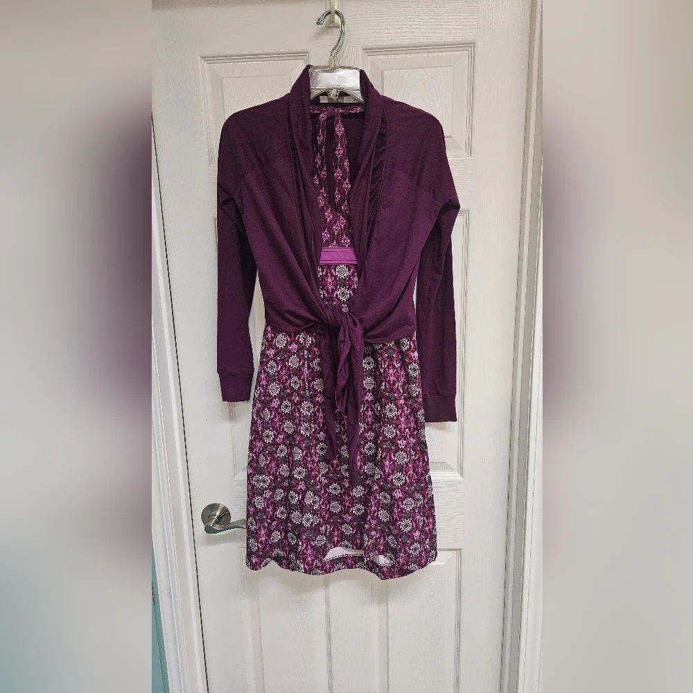 Athleta Ruffled Knit Open Front Cardigan - Picture 5 of 9